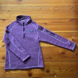 Kids Patagonia Better Sweater 1/4 Zip Fleece